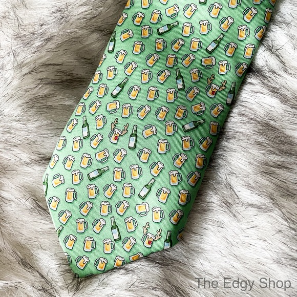 Vineyard Vines | Red Nosed Reinbeer Silk Tie - Picture 4 of 7